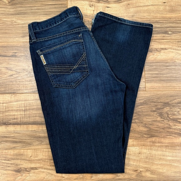 Cinch Men’s Ian Western Bootcut Slim Fit Jeans Size 33/34 Indigo Colorway - Picture 2 of 11